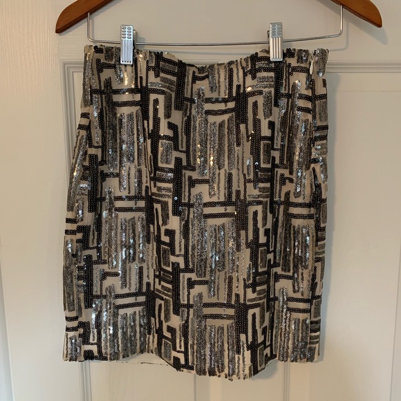 RW&Co Sequin Mini Skirt - size 0 - Picture 1 of 5